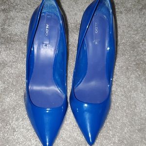 Aldo Bright Blue Pumps